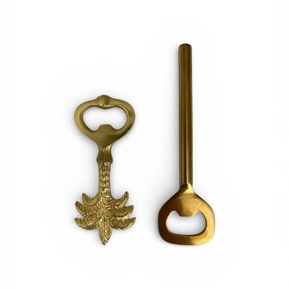 Gold Bottle Opener Set